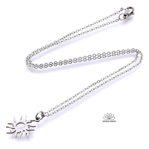 Sun Necklace | Stainless Steel - Picture 5 of 5